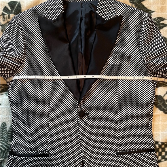 Jack & Jones Premium slim fit tuxedo with velvet lapel in gray black - Picture 9 of 9